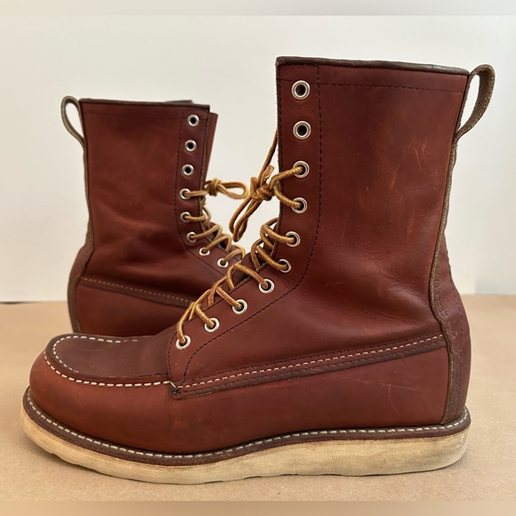 Red Wings Irish Setter 877 8-INCH CLASSIC MOC Oro Legacy Leather - Picture 2 of 7